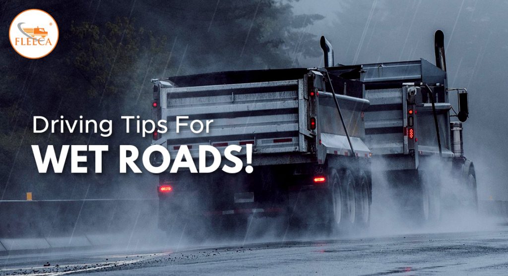 Driving tips for wet roads For safety read a quick guide