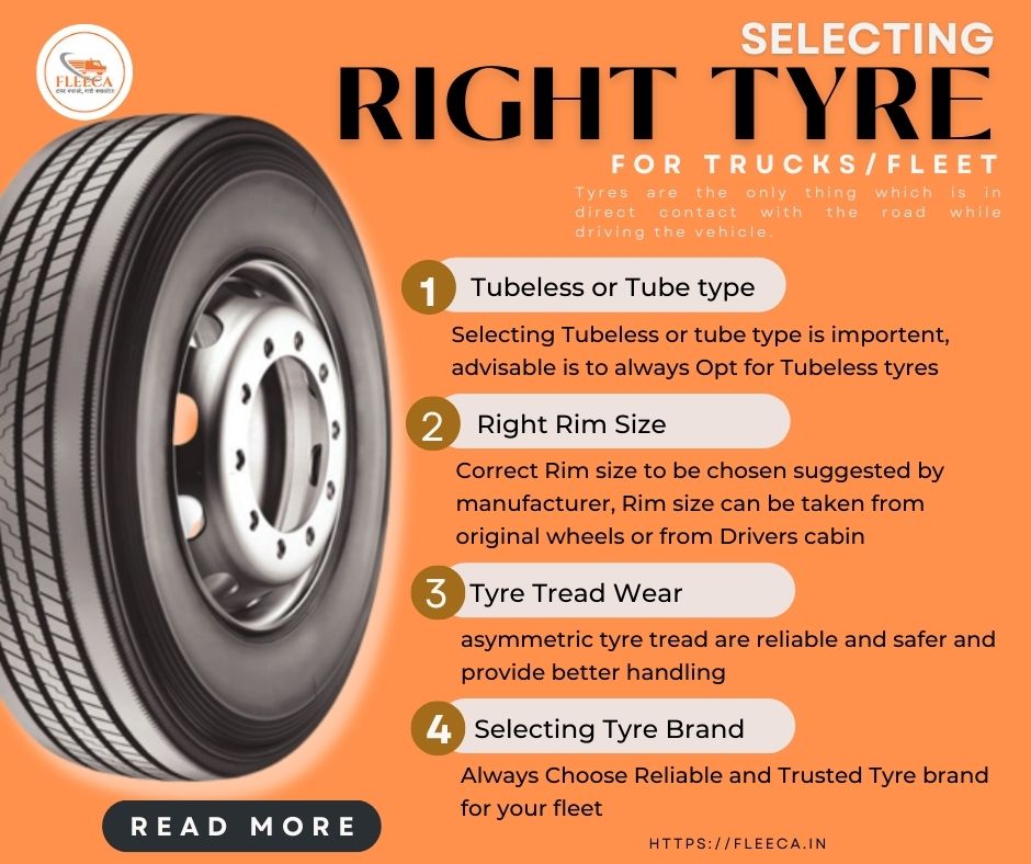 how to choose right tyres for Trucks
