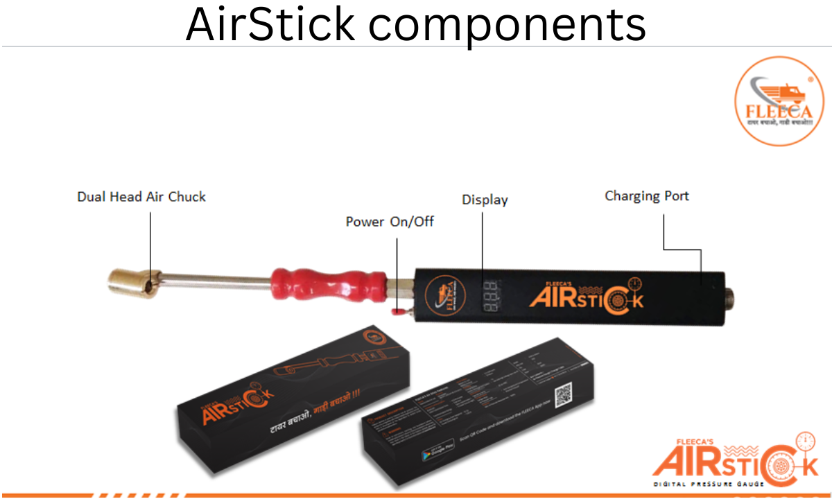 Fleeca AirStrik Tyre Pressure Gauge